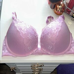 Victoria's Secret Lavender Lace Push-Up Bra